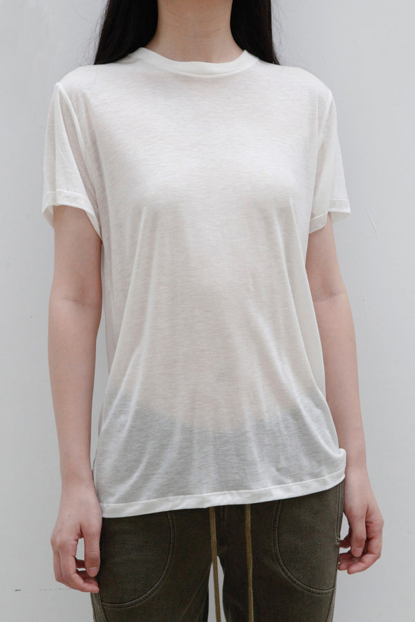 BASERANGE Classic Bamboo Fiber Bamboo Cotton Slim Fit T-shirt Series Collection Round Neck Bottoming Shirt France BAS-TOCT-BL-000-UNDYED